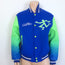 Louis Vuitton Virgil Abloh Taurillon Gradient Varsity Jacket Blue/Green Size 52 Unisex