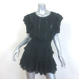 LoveShackFancy Natasha Ruffled Mini Dress