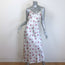 LoveShackFancy x Morgan Lane Stella Slip Dress White Floral Satin Size Large