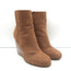 Maison Martin Margiela Lucite-Wedge Ankle Boots Camel Suede Size 37.5