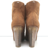 Maison Martin Margiela Lucite-Wedge Ankle Boots