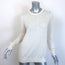 Proenza Schouler Lightweight Crewneck Sweater Ivory Merino Wool Size Large