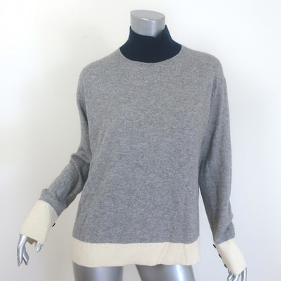 Rag & Bone Rhea Colorblock Turtleneck Sweater Gray