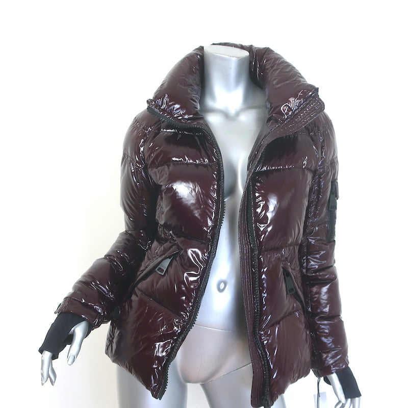 SAM Freestyle Down Puffer Jacket Merlot Size Medium NEW