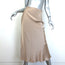 Sablyn Miranda Bias Cut Midi Skirt Nude Silk Satin Size Small