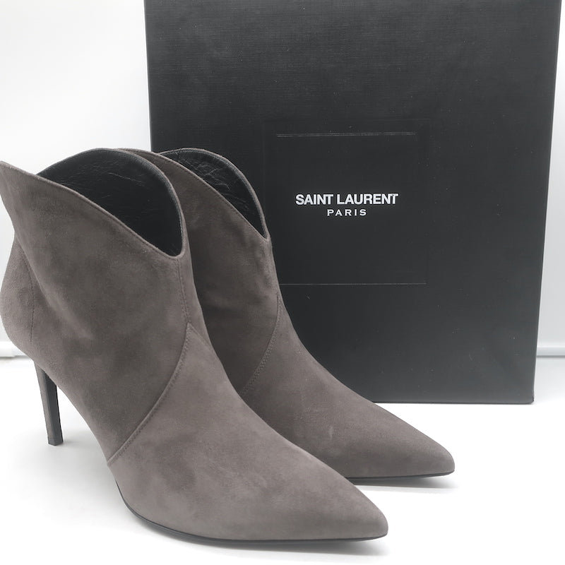 Saint Laurent Paris Pointed Toe Booties