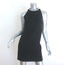 Sandro Dorinna Rhinestone-Trim Mini Shift Dress Black Tweed Size 34 NEW