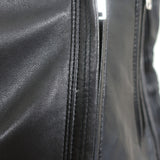 IRO Tara Leather Biker Jacket Black Size 38 Side-Zip Moto Jacket