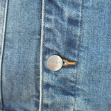 FRAME Jean Jacket Snomass Blue Stretch Denim Size Medium NEW