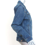 FRAME Jean Jacket Snomass Blue Stretch Denim Size Medium NEW