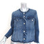 AMO Lola Raw Hem Jean Jacket Treasured Denim Size Large