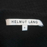Helmut Lang Cashmere Sweater Black Textured Knit Size Small Crewneck Pullover