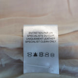 IRO Luiga Leather Biker Jacket Red Size 40 Cropped Moto Jacket