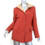 Loro Piana Reversible Twenty K Storm System Jacket Orange/Beige Size 42