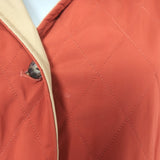 Loro Piana Reversible Twenty K Storm System Jacket Orange/Beige Size 42