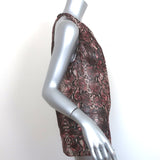 The Kooples Keyhole Tank Top Pink Python Print Size Small Sleeveless Blouse