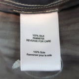 Rebecca Taylor Chain-Embellished Tank Top Cream/Gray Ombre Silk Size 6