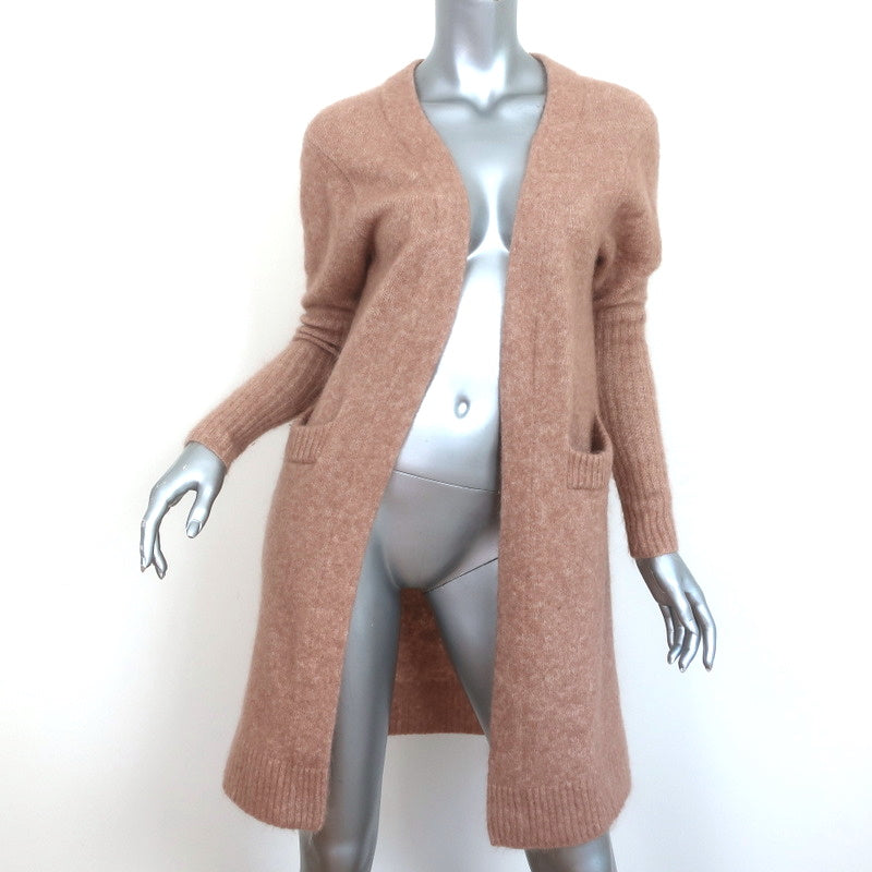 ACNE Studios Raya Mohair Cardigan Sweater Camel Size Extra Extra Small