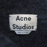 ACNE Studios Raya Mohair Cardigan Dark Blue Size Extra Small Open Front Sweater