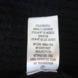 Theory Cashmere Draped Cardigan Winxie D Black Waffle Knit Size Small