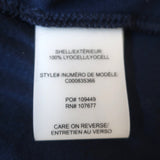Alice + Olivia Drape Wrap Around Cardigan Navy Lyocell Knit Size Small