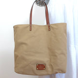 Valentino Glam Reversible Lace Tote Orange/Tan Large Crossbody Shoulder Bag