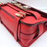 Proenza Schouler PS11 Classic Shoulder Bag Red Linosa Leather Crossbody Satchel