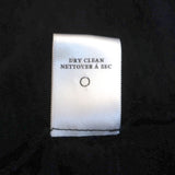 A.L.C. Open-Back Top Black Linen Jersey Size Small Long Sleeve Tee