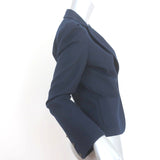 James Jeans Cured by Seun Pinstripe Blazer Navy Wool Size Small