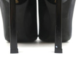 Lanvin Pearl Pumps Black Leather Size 36 Pointed Toe Heels