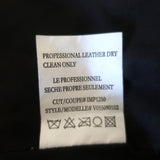 Vince Funnel Neck Leather Moto Jacket Black Size Medium NEW