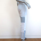 Acne Studios 1996 Frayed Patchwork Jeans Light Blue Denim Size 27