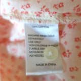 Trovata Birds of Paradis Carla Blouse Cerise Ditsy Floral Print Size Small NEW