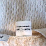 Autumn Cashmere Cardigan Ivory Size Small One-Button Sweater