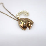 Christian Dior Tell Me Dior Capricorn Zodiac Pendant Necklace