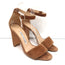Manolo Blahnik Lauratop Sandals Brown Suede Size 36 Ankle Strap Heels