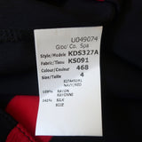 Michael Kors Collection Polka Dot Blouse Navy/Red Size 4 Sleeveless Top NEW