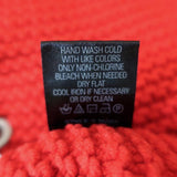 360 Sweater Emilia Red Cotton Knit Size Medium Lace-Up Side Pullover NEW - Celebrity Owned