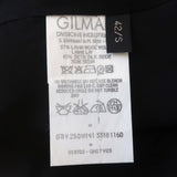 Giambattista Valli Bow Dress Black Wool-Silk Crepe Size 42 Puff Sleeve Mini