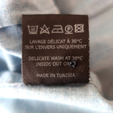 Isabel Marant Etoile Ruffle Wrap Dress Lelicia Chambray Size 34 Short Sleeve