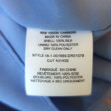 Joie Cold-Shoulder Dress Dinesha Blue Ruffled Strawberry Print Silk Size Small