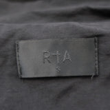 RtA Zip-Up Jacket Black Nylon Size Small