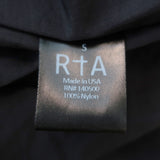RtA Zip-Up Jacket Black Nylon Size Small