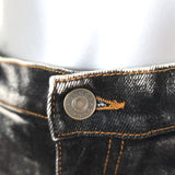Gucci Acid Wash Skinny Jeans Faded Black Stretch Cotton Size 24 available at CelebrityOwned.com img_3