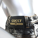 Gucci Acid Wash Skinny Jeans Faded Black Stretch Cotton Size 24 available at CelebrityOwned.com img_6