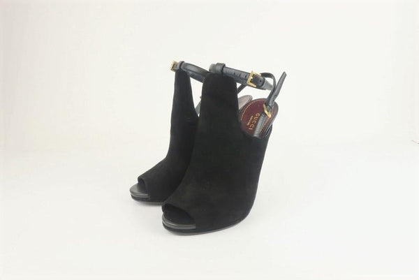 Gucci ankle open outlet toe boots