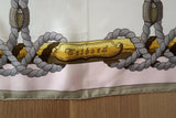 Hermes Tribord by Julia Abadie 90cm Scarf Cream/Pink Silk Twill available at CelebrityOwned.com img_2
