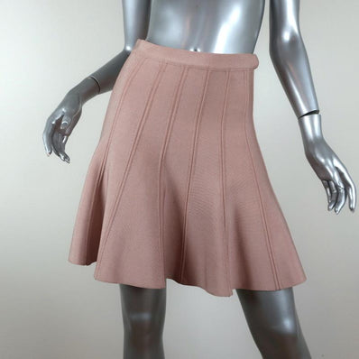 Herve Leger Sabine Bandage Skirt Blush Size Small available at CelebrityOwned.com img_1