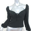 Wilfred Aritzia Novella Blouse Black Size Medium Long Sleeve Top NEW