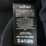 Wilfred Aritzia Novella Blouse Black Size Medium Long Sleeve Top NEW
